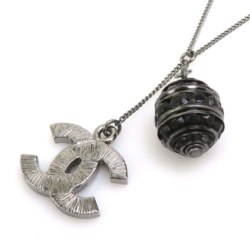 CHANEL Black Logo Necklace - Picture 5 of 10